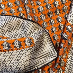 Vintage Azner Reli silk turtle scarf